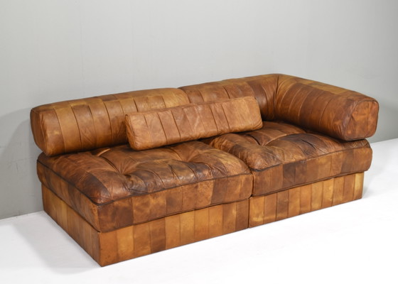 De Sede DS-88 Divano modulare Daybed in pelle Cognac Tan Svizzera, anni '70, Divani modulari, Marrone (foto 4 di 20)