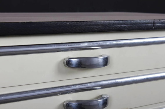 Armoire Vintage Baisch Bauhaus Industrial Design – Commodes, Metal, Glass (photo 7 of 17)