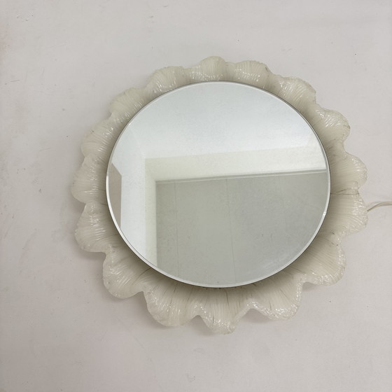 Image 1 of Vintage Lucite wall mirror with backlight , 1970’s , Germany