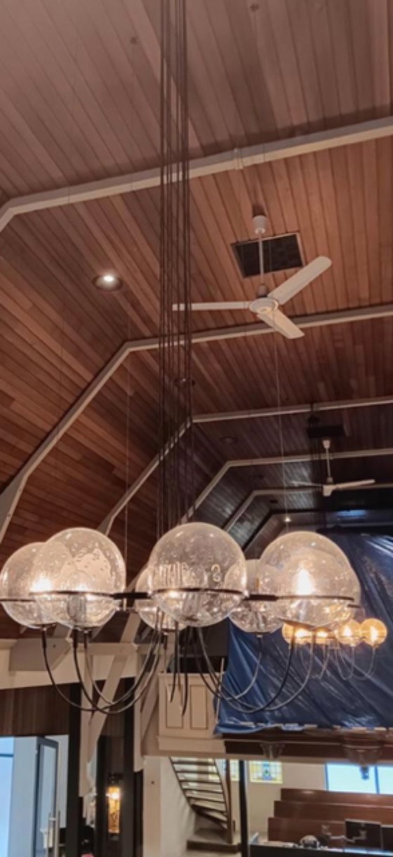 Image 1 of 2 lampade Raak Saturnus Design, anni '70