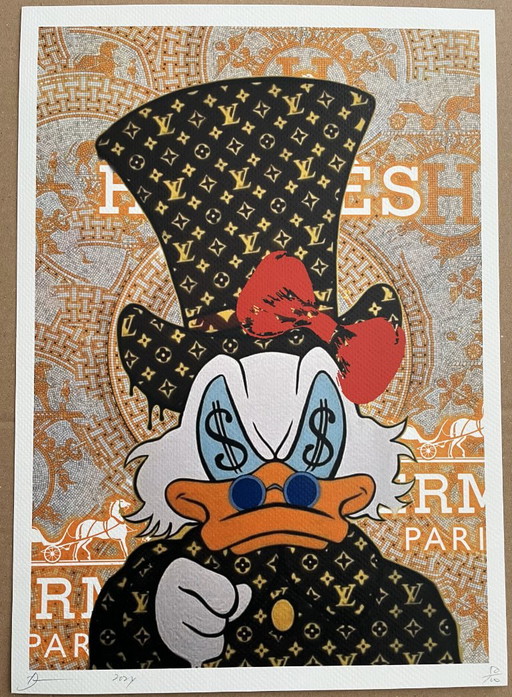 DEATH NYC (1979) - Uncle Sam Duck – lithos zeefdrukken, Paper (photo 2 of 6)