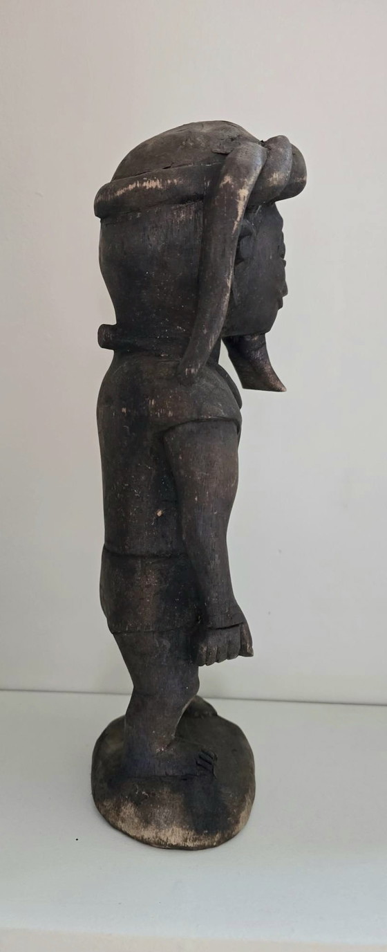 Image 1 of Seltene holzgeschnitzte Statue aus Sumatra