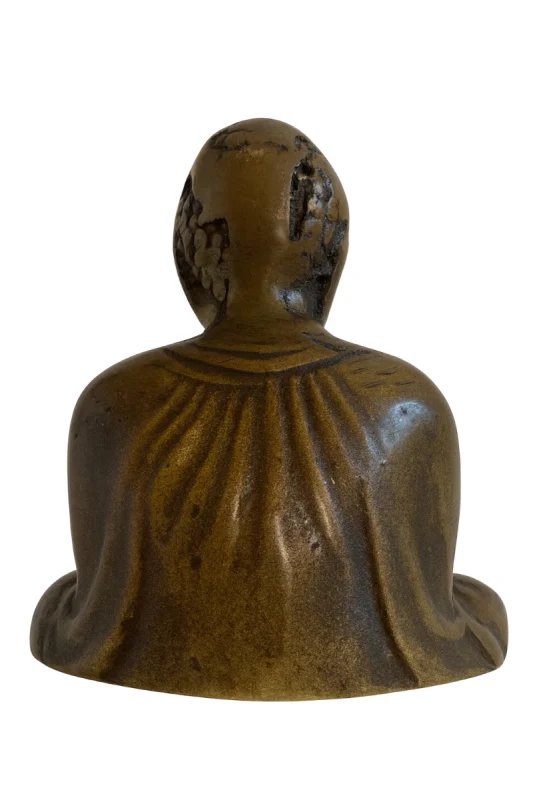 Estatua japonesa de Buda de bronce macizo – Esculturas, Bronze (photo 8 of 11)