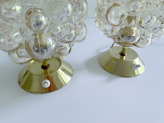 Image 1 of 2x Limburg Bubble Glas Lamps