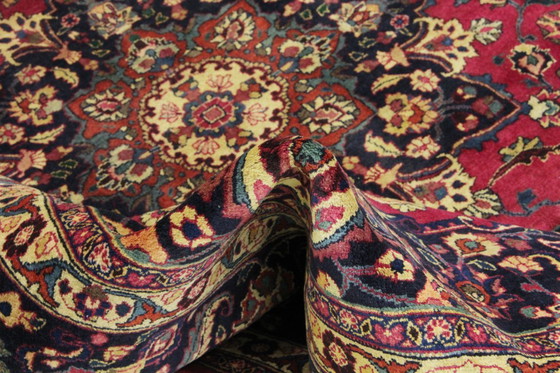 Image 1 of Original Perserteppich Keschan,Kashan Rot 331 x 286 cm Top Zustand Klassik Alt