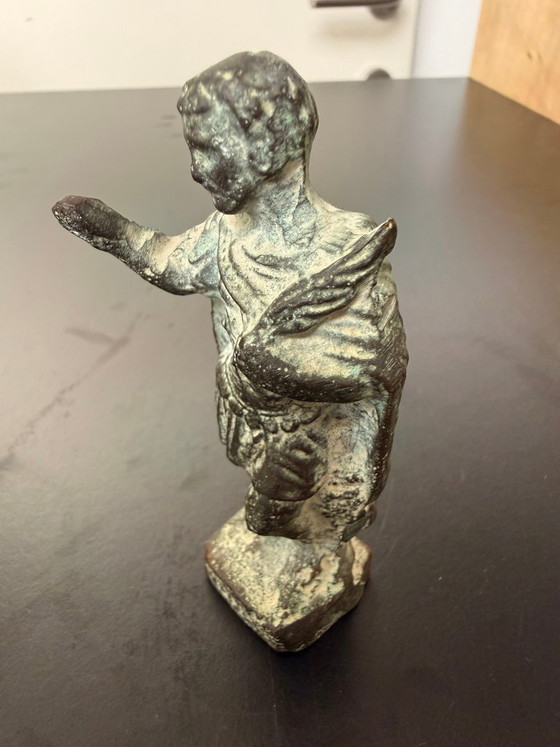 Bronzestatuette eines römischen Kaisers – Bildhauerei (photo 5 of 5)