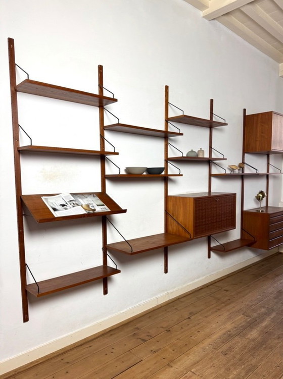 Image 1 of Modulaire wandkast XL Royal System van Poul Cadovius voor Cado