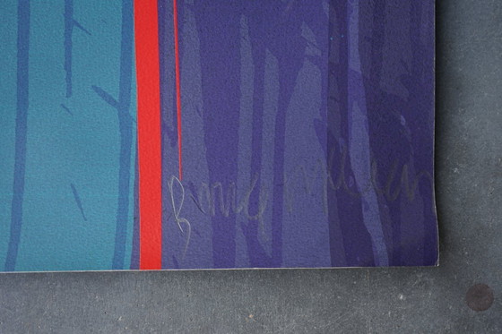 Image 1 of Bruce McLean, Zonder titel, Gesigneerde afdruk. Jaren 1990.