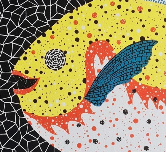 Image 1 of After Yayoi Kusama, Fish, Lithograph, 1990s