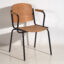 Sedia da ufficio in stile vintage con braccioli (c.1950) – Sedie da ufficio, Iron, Industrieel (photo 10 of 10)