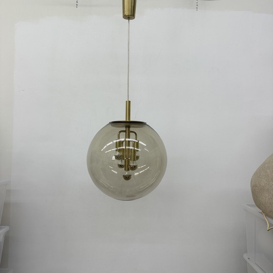 Image 1 of Doria Leuchten globe glass hanging lamp , 1970s