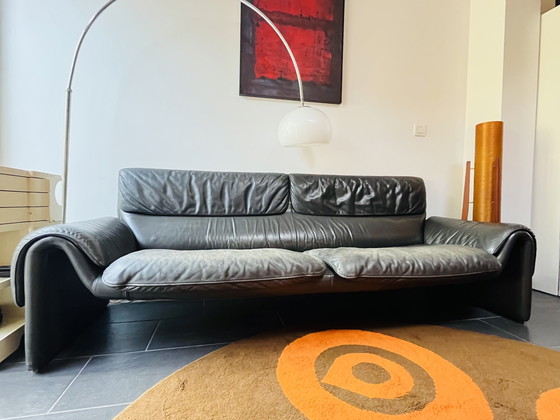 Image 1 of 80er Jahre Leder 3-Sitzer von 'de Sede', Modell 2011/03