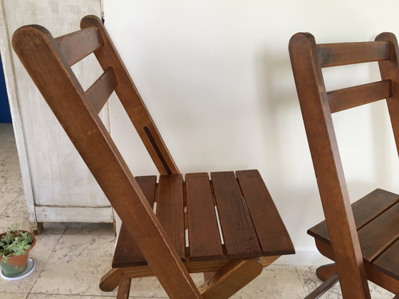 Folding chairs “Au Feu De Bois” – Wood (photo 7 of 24)