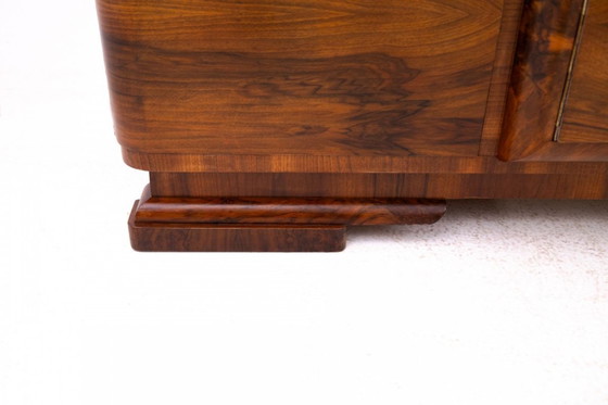 Image 1 of Buffet Art déco des années 1940, Pologne.