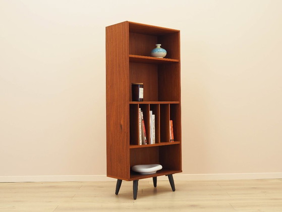 Image 1 of Teak bookcase, Danish design, 1970s, made in Denmark