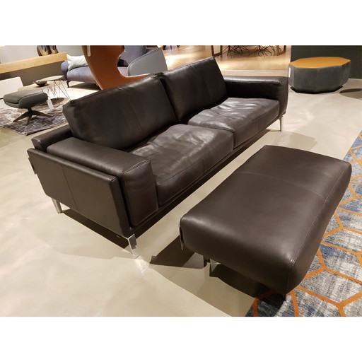 Leolux Bellice 2.5-seater sofa with ottoman