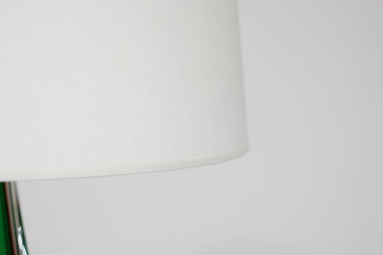 Image 1 of Lampe de table en verre de Murano attribuée à Flavio Poli pour Seguso, Italie, années 1960s