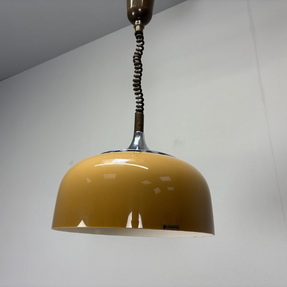 Image 1 of Lampada a sospensione di metà secolo di Meblo, Harvey Guzziny, anni '70, Italia