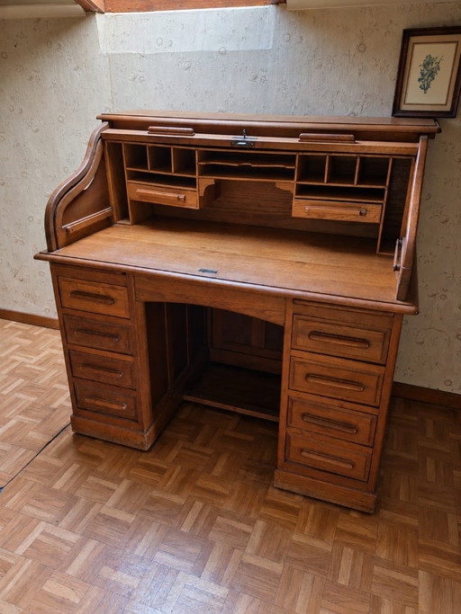 Secretaria (auténtico Escritorio americano con persiana)