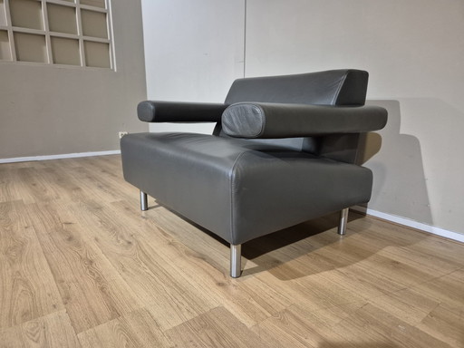 Havee Cloak - Loveseat - Anthrazit - Leder - Design - ZGAN