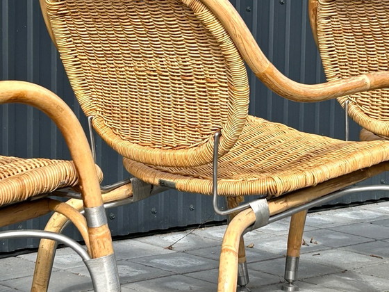 Eén (van 6) Näton Stoelen ontworpen door Mats Theselius voor Ikea PS in 1999 – Fauteuils, Iron, Aluminium (photo 6 of 18)
