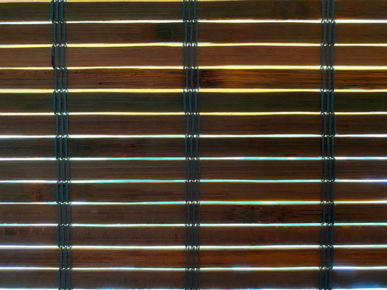 Image 1 of Color&Co Danish bamboo roller blinds 2x gray stain 140x102