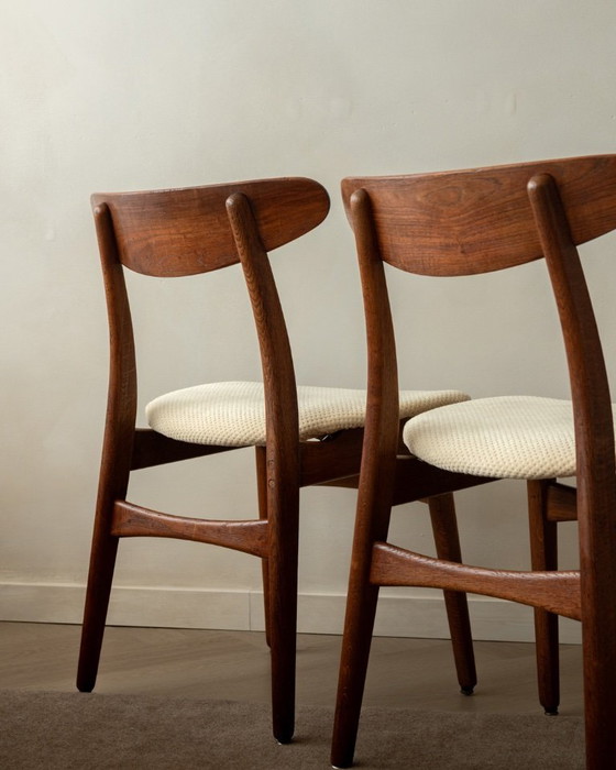 Image 1 of Set di 4 sedie da pranzo CH30 di Hans J. Wegner per Carl Hansen & Søn