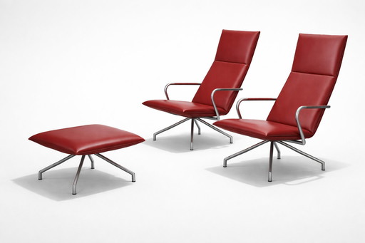 Arco Lay Down 2x + 1 poggiapiedi ROSSO