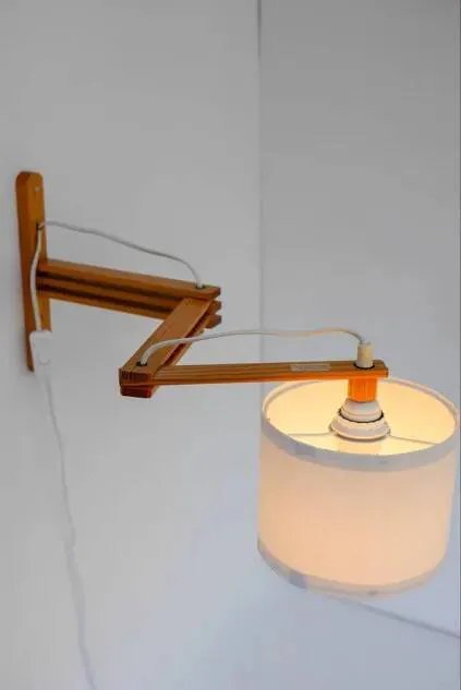 Applique murale accordéon de style scandinave moderne du milieu du siècle, années 1970