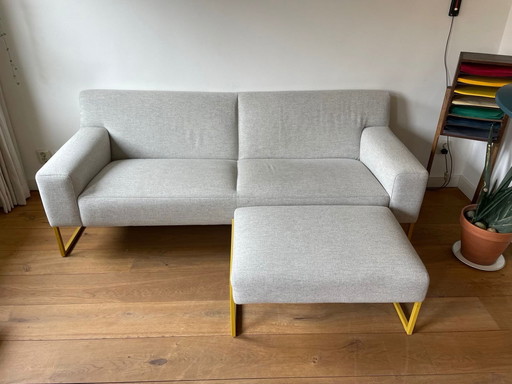 Leolux Adartne 2,5 zits met hocker