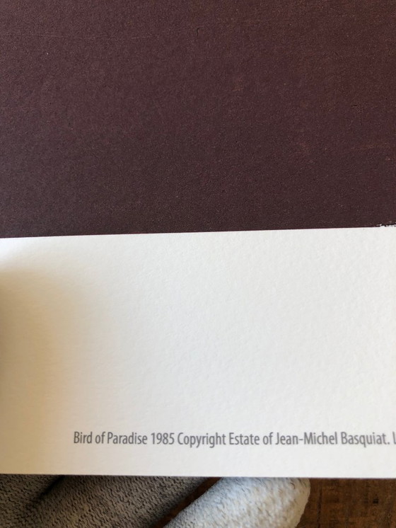 Image 1 of Jean Michel-Basquiat (1960-1988), Bird of Paradise, 1985, Copyright Estate of Jean-Michel Basquiat, Licencia de Artestar NY