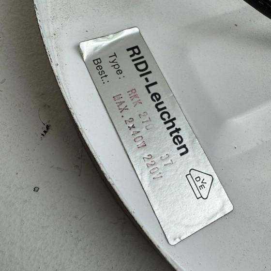 VINTAGE "RIDI LEUCHTEN" WALL OR CEILING LIGHT – Wall lights, Plastic (photo 10 of 13)