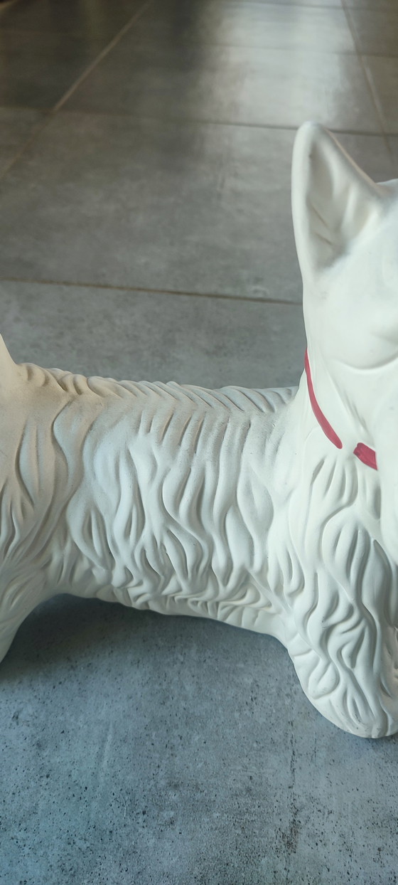 Image 1 of Ceramic zoomorphic dog statue
