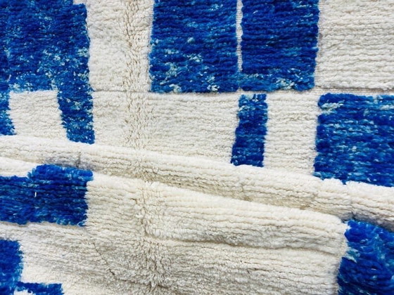 Image 1 of Handgeknüpfter marokkanischer Beni-Ouraine-Wollteppich, 2/3 m