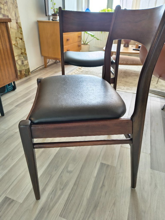 Image 1 of 2 Vintage Deense Design Stoelen – Jaren 60 Mid-Century