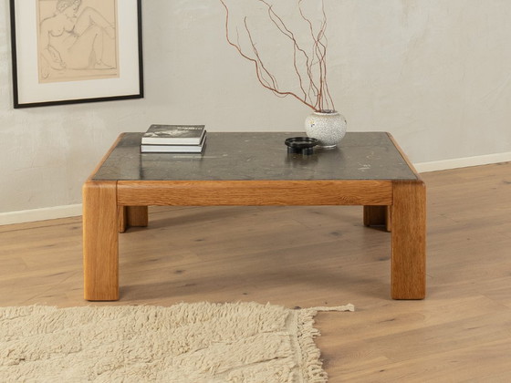 Image 1 of Tavolino da caffè in granito su struttura in legno, anni '60