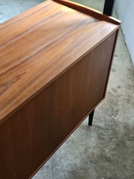 Image 1 of Vintage Swedish freestanding wall system with desk
