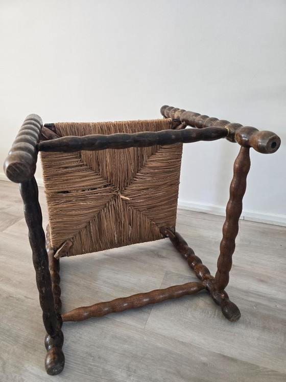 Image 1 of Vecchia e bellissima sedia angolare con pomello