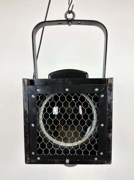 Image 1 of Vintage zwarte theaterspot, jaren 60