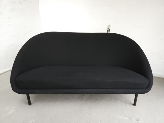 Canapé design Artifort F815 – Theo Ruth – Laine noire – Vintage – Canapés 2 places, Wool (photo 9 of 15)