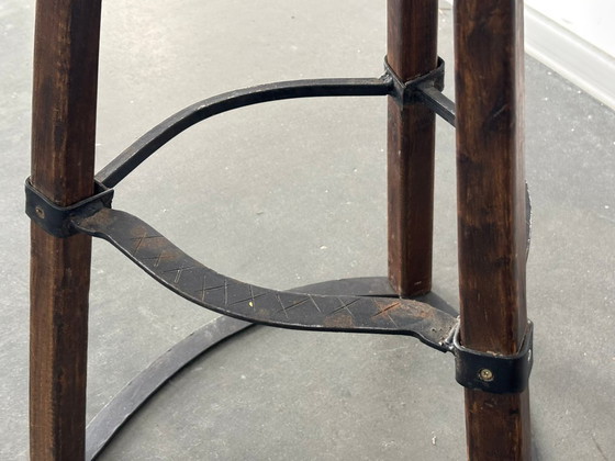 Image 1 of Vintage Brutalist Marbella Stools attributed to Sergio Rodrigues, 1970s, Set of 6