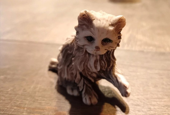 Image 1 of Deux figurines de chatons, marque Nigri, des années 70