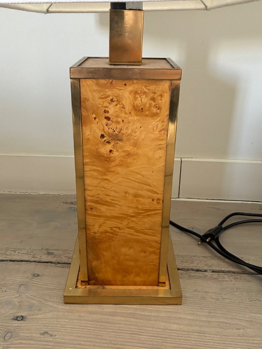 Lamp burr walnut