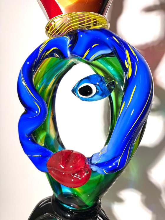 Escultura de tótem de cristal artístico estilo Murano – Glass (photo 5 of 7)