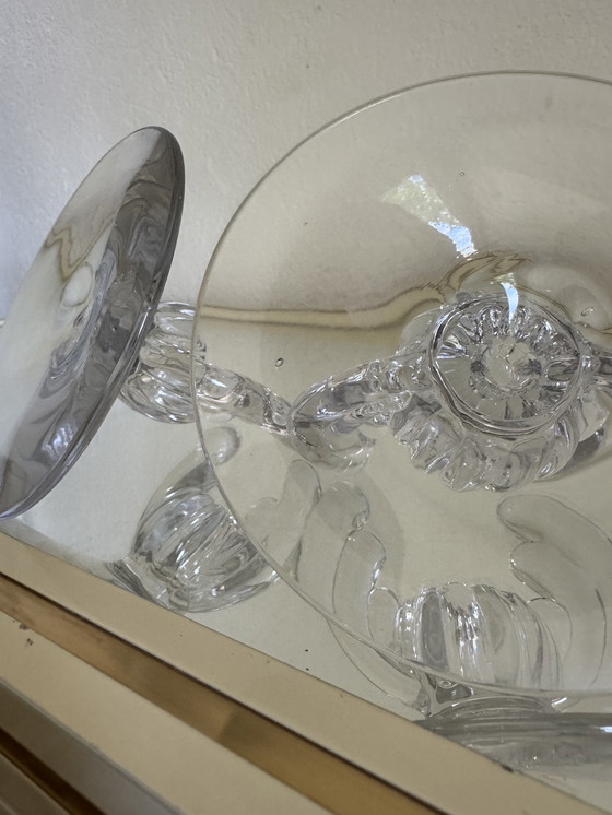 Image 1 of Art Deco crystal candle holder