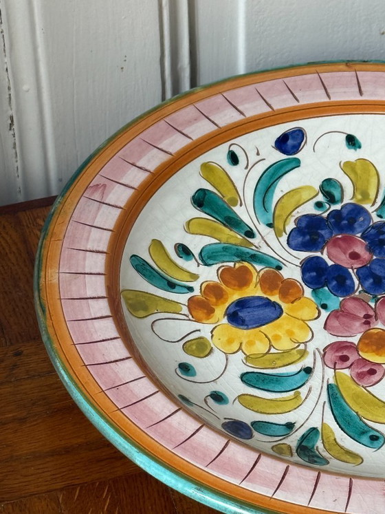 Image 1 of Floral Mediterranean ceramic dish
