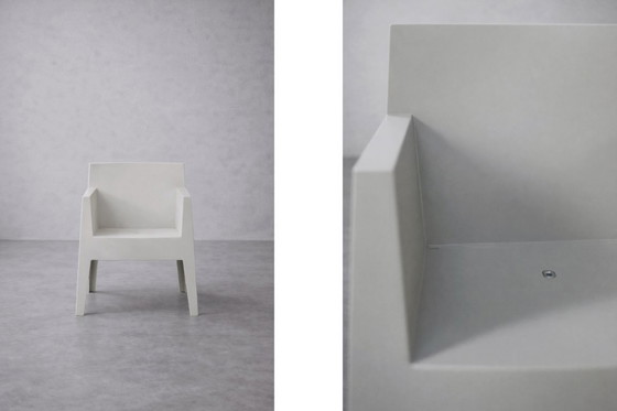 Image 1 of Vintage Mid-Century Italian Modern Atlantide Collection Toy Plastic Chairs by Philippe Starck for Driade, 1990, Set of 4