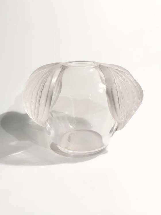 Vase en Cristal Lalique, Modèle San Diego, Années 1940 – Art Deco (photo 2 of 10)