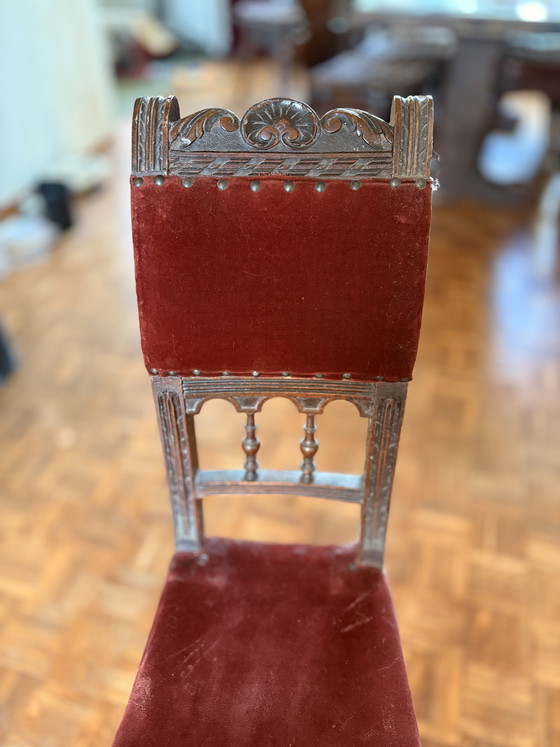 Image 1 of Antiker Hochstuhl – Viktorianischer/Renaissance-Stil