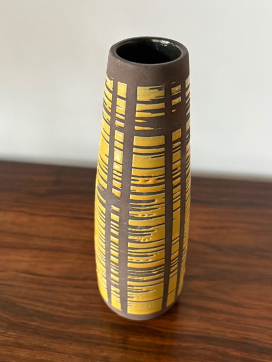 Image 1 of Vaso Strehla vintage retrò della Germania occidentale degli anni '60
